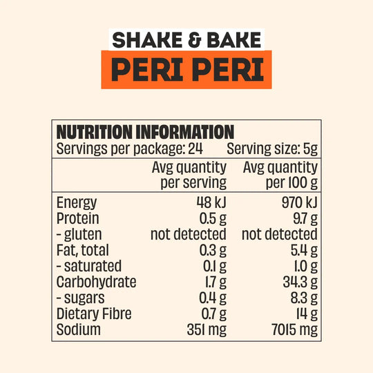 PERI PERI SEASONING - LARGE BOTTLE