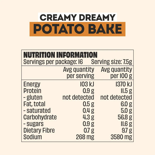 POTATO BAKE RECIPE BASE - LARGE BOTTLE