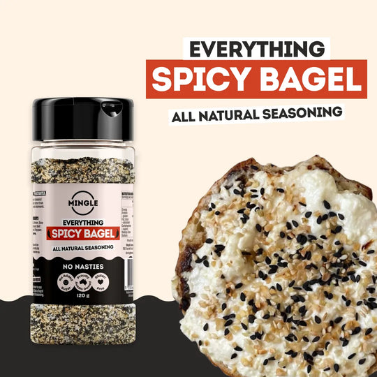 SPICY BAGEL SEASONING - LARGE BOTTLE