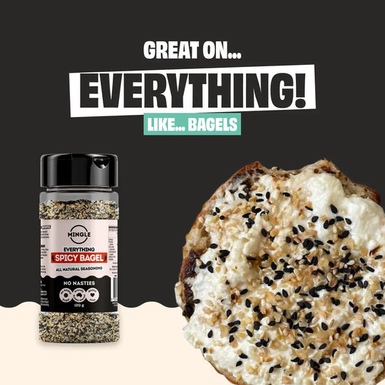 SPICY BAGEL SEASONING - LARGE BOTTLE