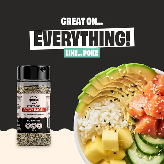 SPICY BAGEL SEASONING - LARGE BOTTLE