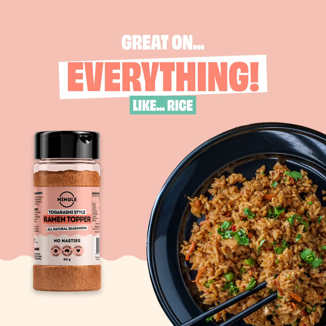 TOGARASHI RAMEN TOPPER SEASONING - LARGE BOTTLE