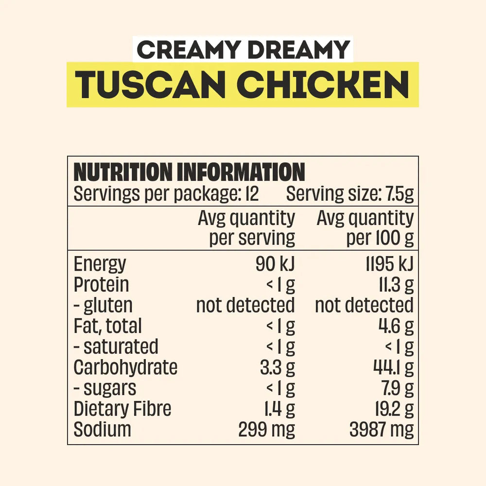 TUSCAN CHICKEN SEASONING - LARGE BOTTLE