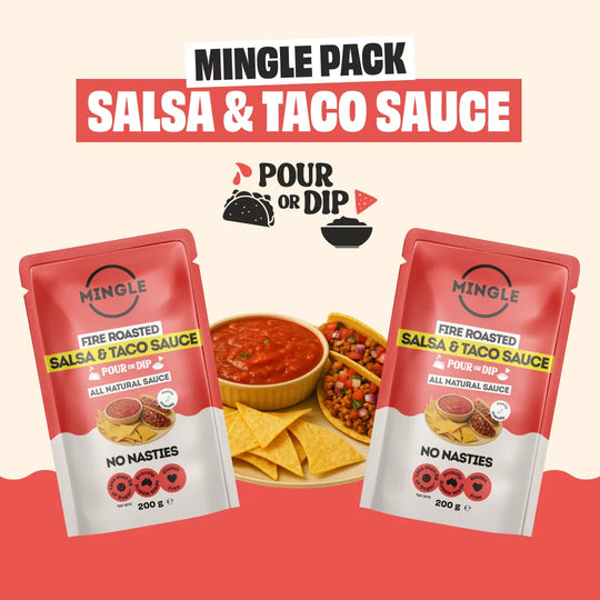 FIRE ROASTED SALSA & TACO SAUCE - 2 PACK