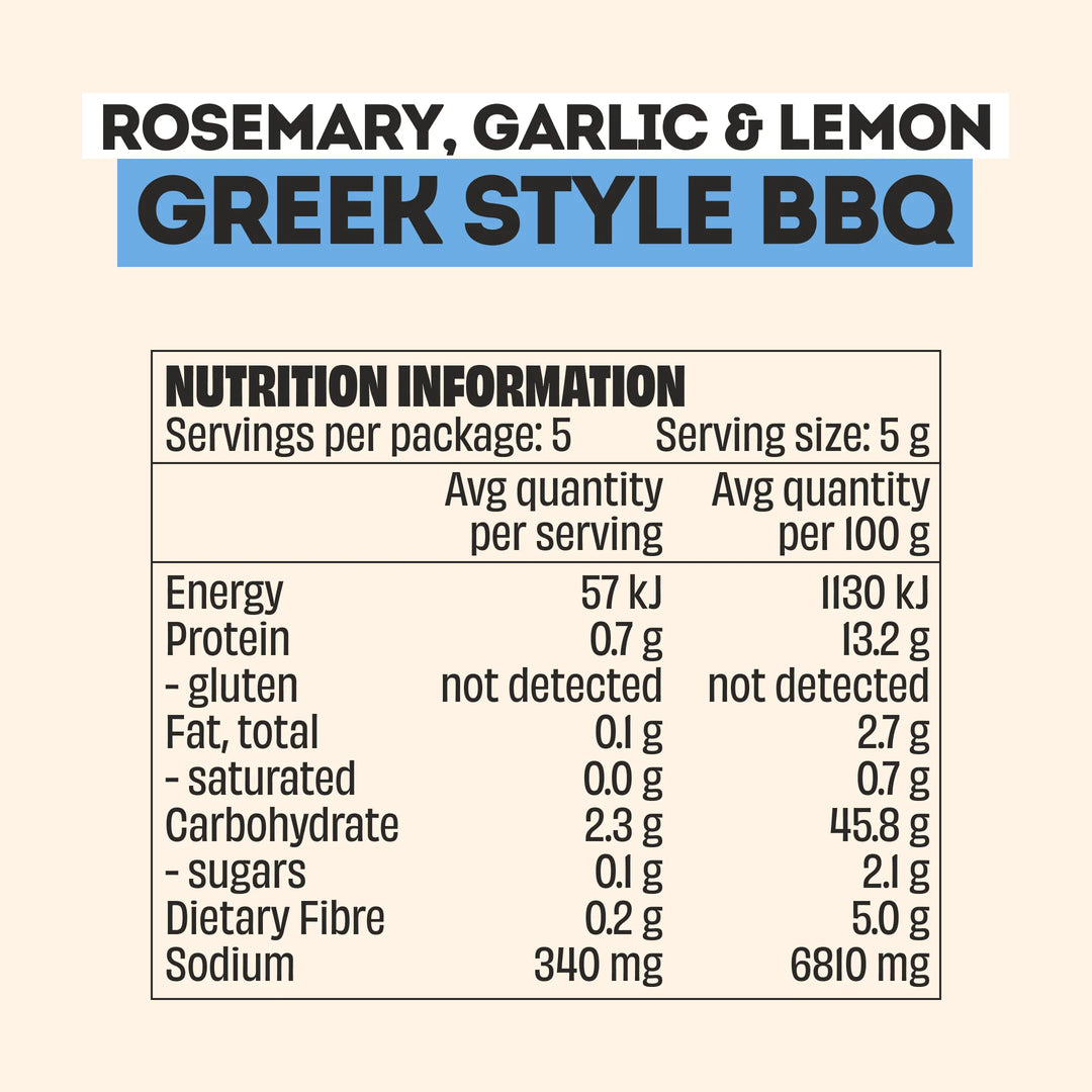 GREEK STYLE BBQ RUB - 3 PACK