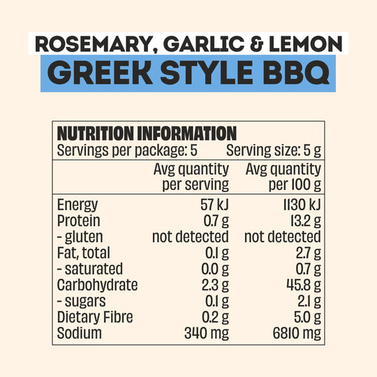 GREEK STYLE BBQ RUB - 3 PACK