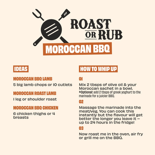 MOROCCAN BBQ RUB - 3 PACK