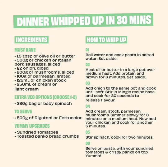 CREAMY ALFREDO RECIPE BASE SAUCE - 2 PACK