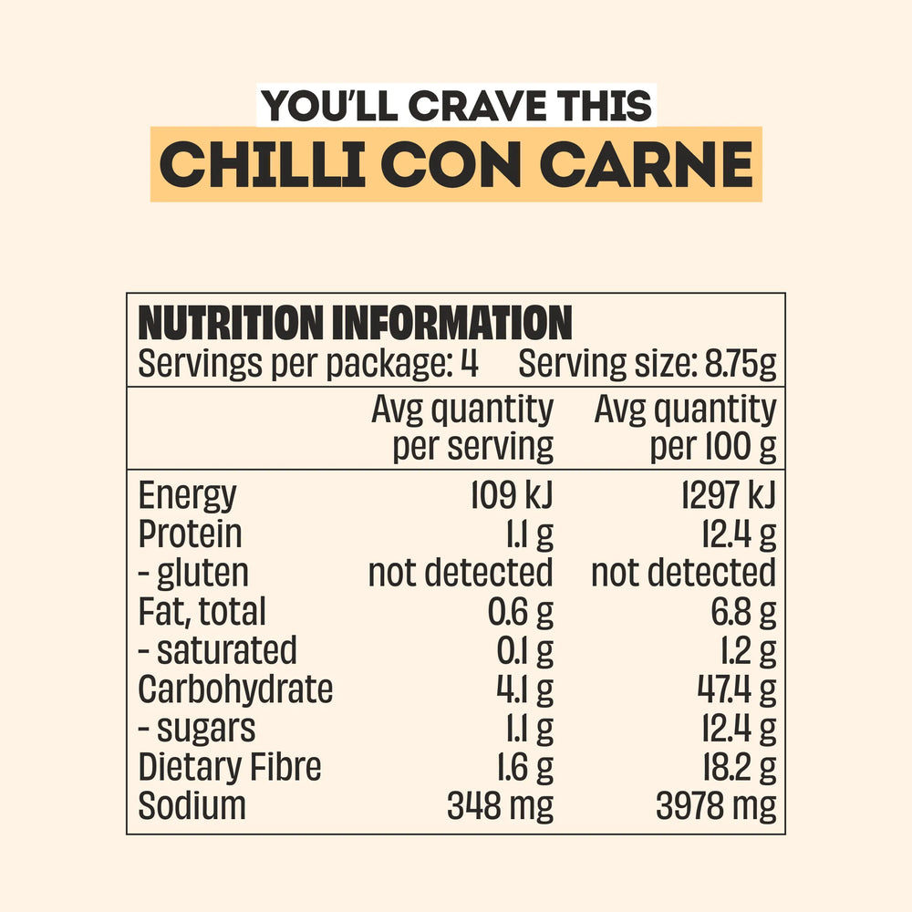 CHILLI CON CARNE RECIPE BASE - 3 PACK