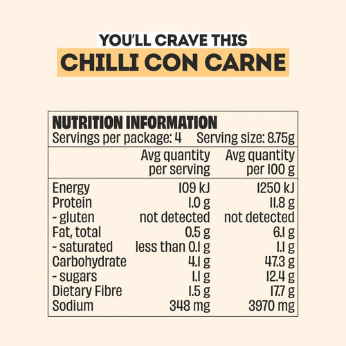 CHILLI CON CARNE RECIPE BASE - 3 PACK