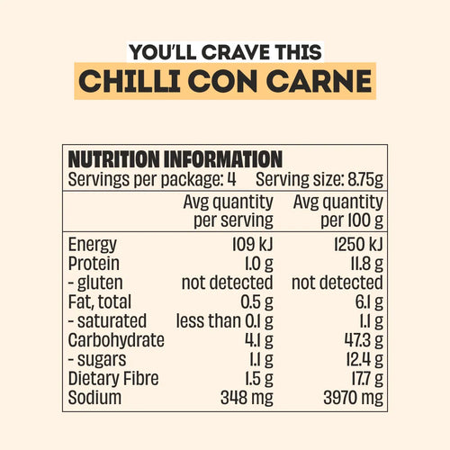 CHILLI CON CARNE RECIPE BASE - 3 PACK