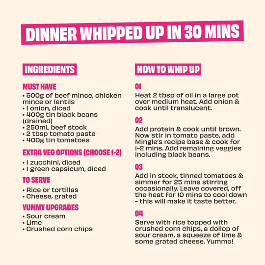 CHILLI CON CARNE RECIPE BASE - 3 PACK