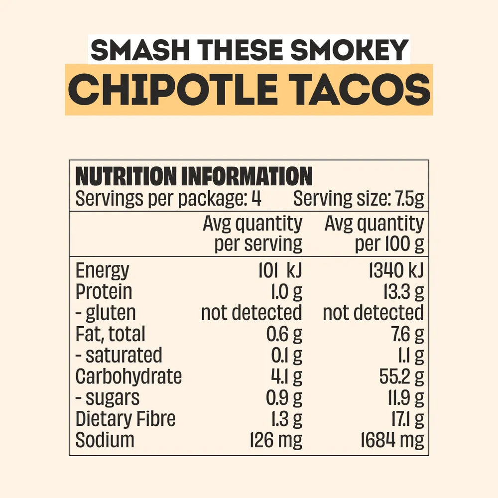 CHIPOTLE TACOS RECIPE BASE - 3 PACK