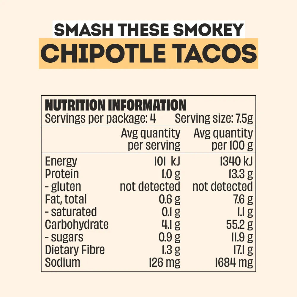 CHIPOTLE TACOS RECIPE BASE - 3 PACK