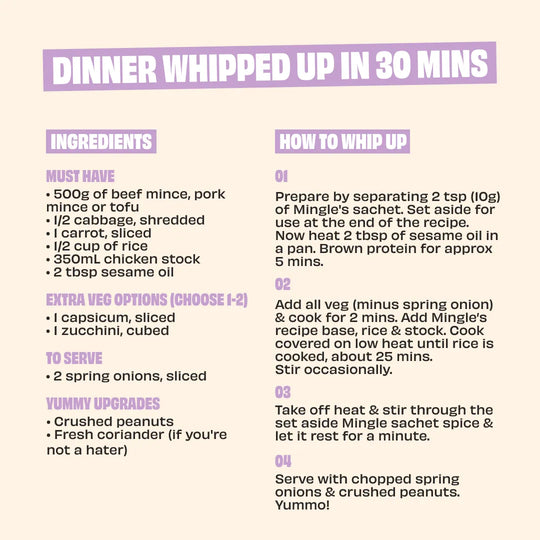 CHOW MEIN RECIPE BASE - 3 PACK