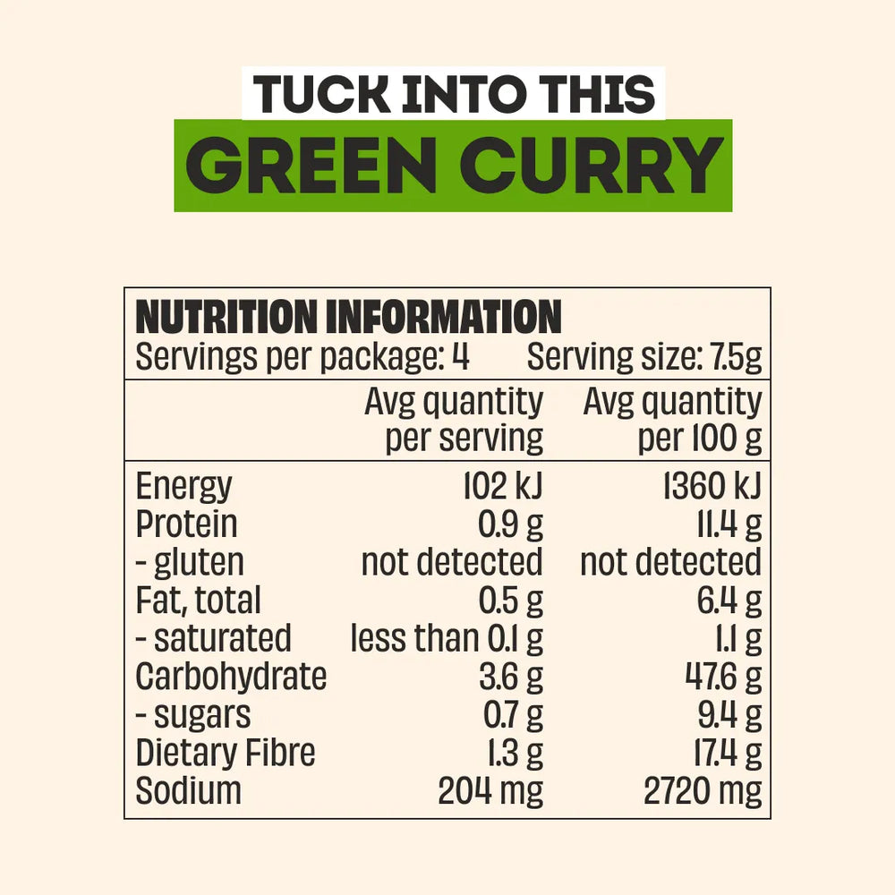 GREEN CURRY RECIPE BASE - 3 PACK