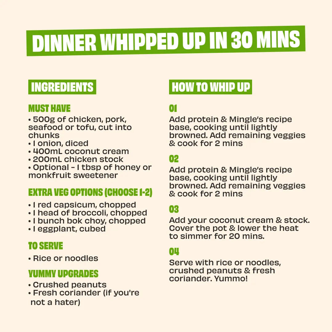 GREEN CURRY RECIPE BASE - 3 PACK