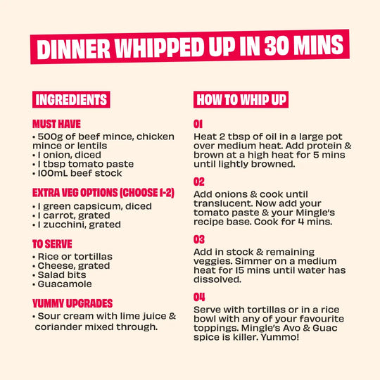 MELLOW TACO RECIPE BASE - 3 PACK