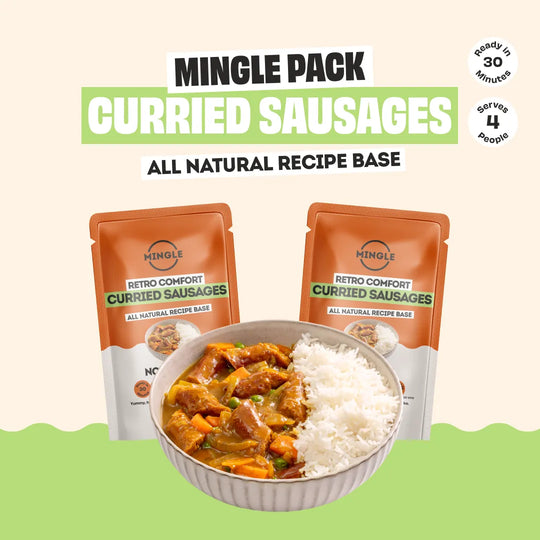 CURRIED SAUSAGES RECIPE BASE SAUCE - 2 PACK