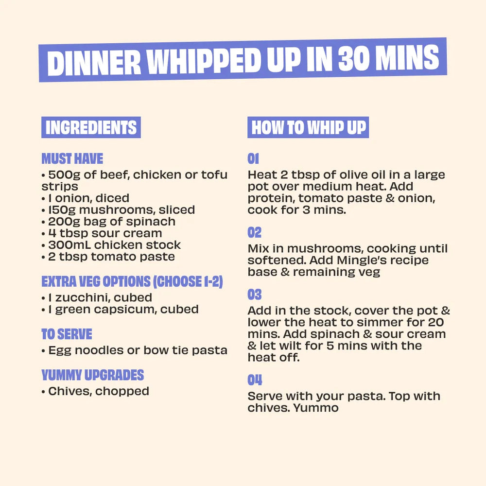 STROGANOFF RECIPE BASE - 3 PACK