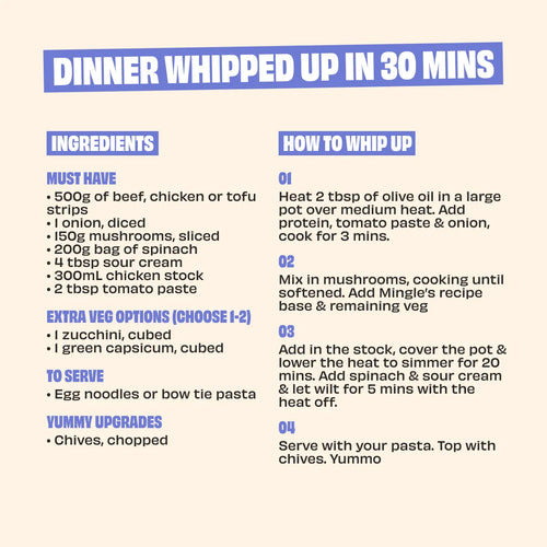STROGANOFF RECIPE BASE - 3 PACK