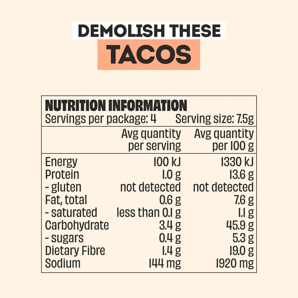 DEMOLISH THESE TACOS RECIPE BASE - 3 PACK