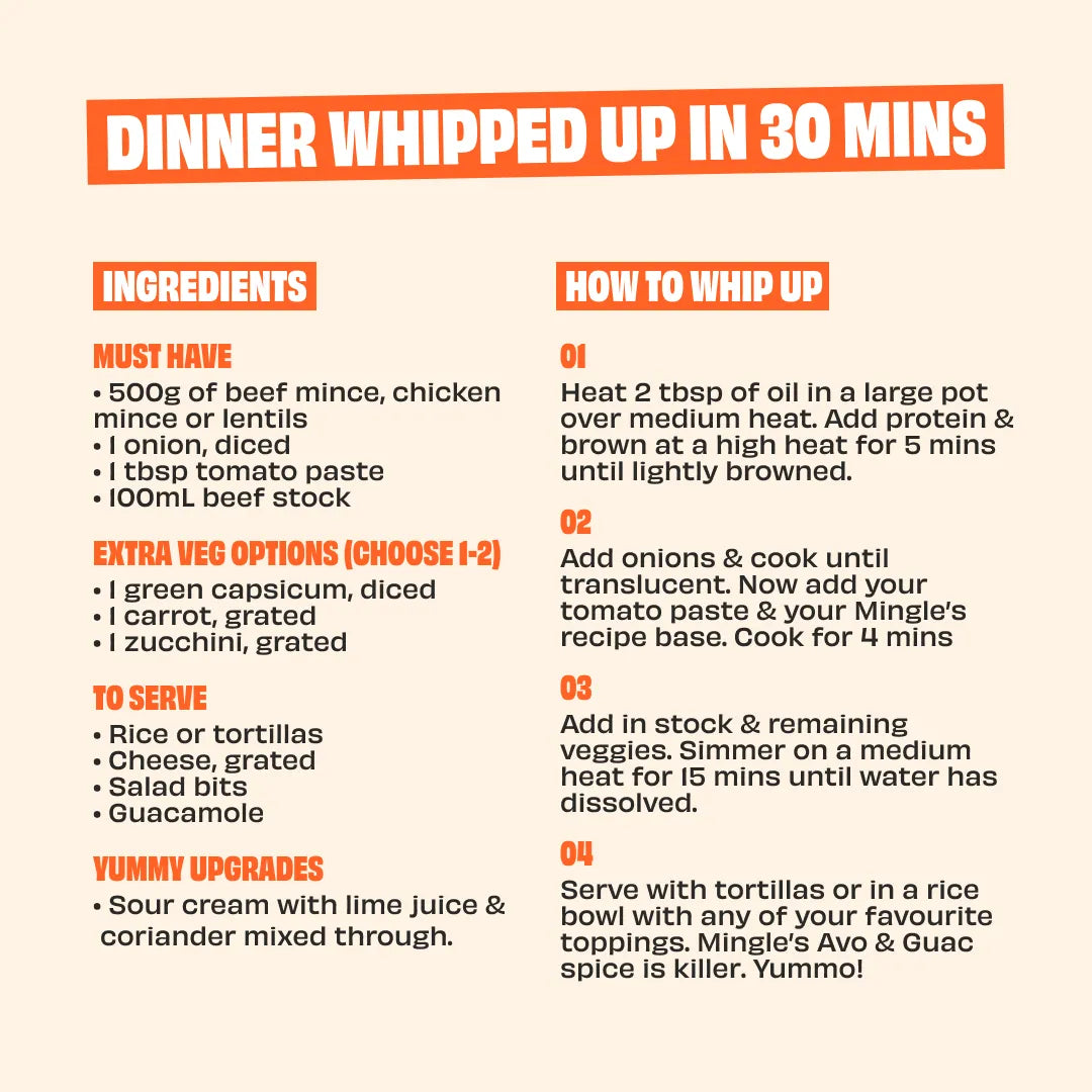 DEMOLISH THESE TACOS RECIPE BASE - 3 PACK