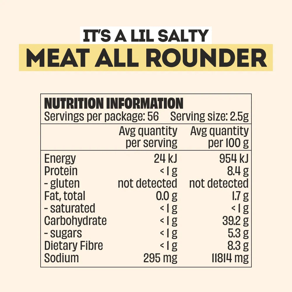 MEAT ALL ROUNDER SEASONED SALT - LARGE BOTTLE